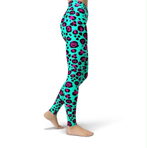 Pink And Blue Cheetah