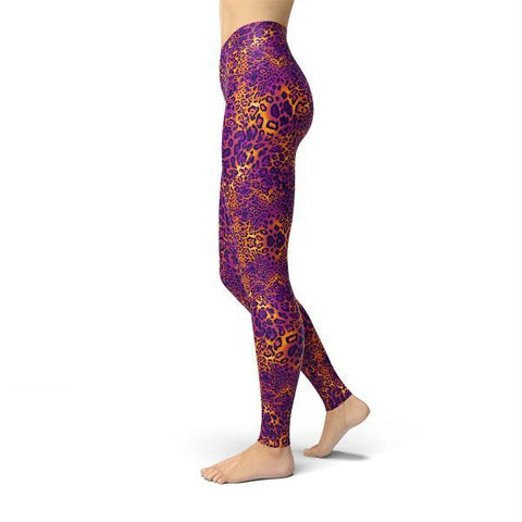 Purple Cheetah Print