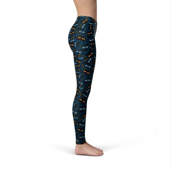 Halloween Cat Eyes Leggings