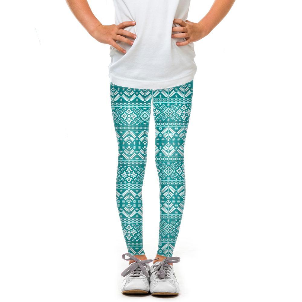 Youth Teal Snowflake