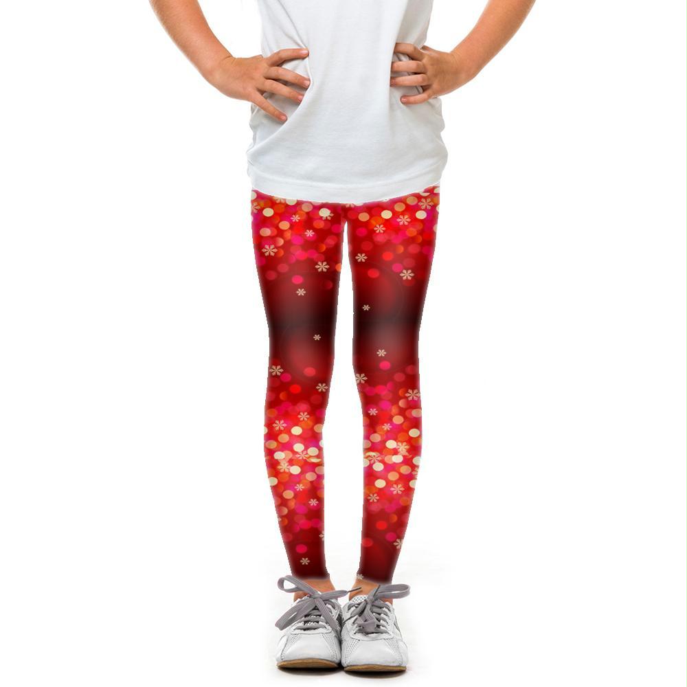 Youth Ombre Christmas Lights And Snowflakes
