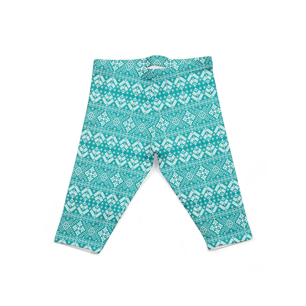 Infant Teal Snowflakes