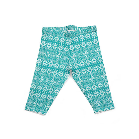 Infant Teal Snowflakes
